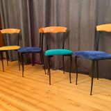 A set of four chairs, Alcantara, Italy, 1980s