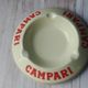 Campari ashtray in Porcelain Orchies Moulion des Loups cream/red