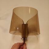vintage smoked plexiglass wall light