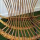 Vintage basket chair in rattan and metal – 1950s/60s