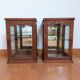 Lot de 2 vitrines