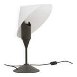 Glass table lamp by VeArt, Italy 1980s.