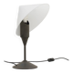 Glass table lamp by VeArt, Italy 1980s.