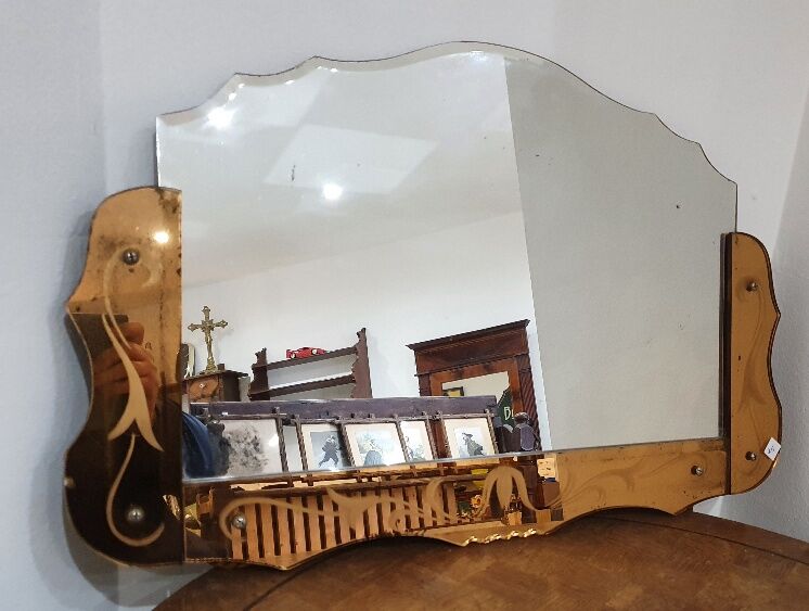 Venetian mirror "art deco" 63x43cm