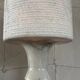 Vintage table lamp alabaster lamp, Italy 1960 minimalist