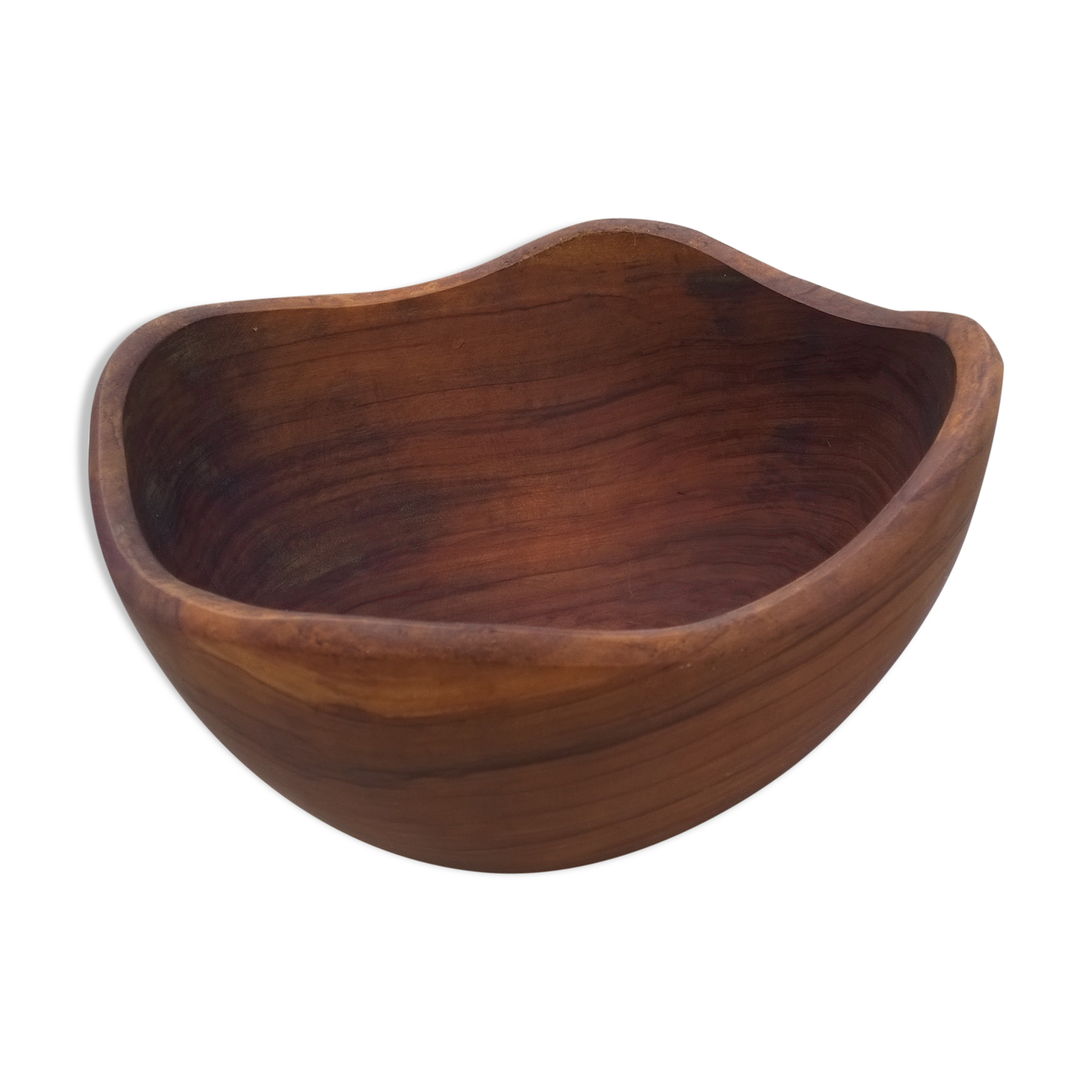 Olive wood salad bowl