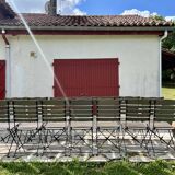 Lot de 14 chaises pliantes en métal AM-PM
