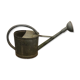 Vintage zinc watering can, copper apple