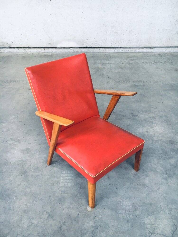 Set of Dutch Lounge Chairs, 1950s