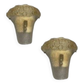 Lot de 2 appliques en verre de Murano des années 1970