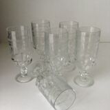 6 champagne glasses Made in Italy