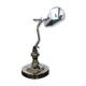 Notary lamp or banker in silver metal