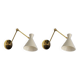 Pair of Italian wall lights in the style of the 50s