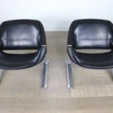 Pair of Knut Hesterberg lounge chairs, Germany 1971