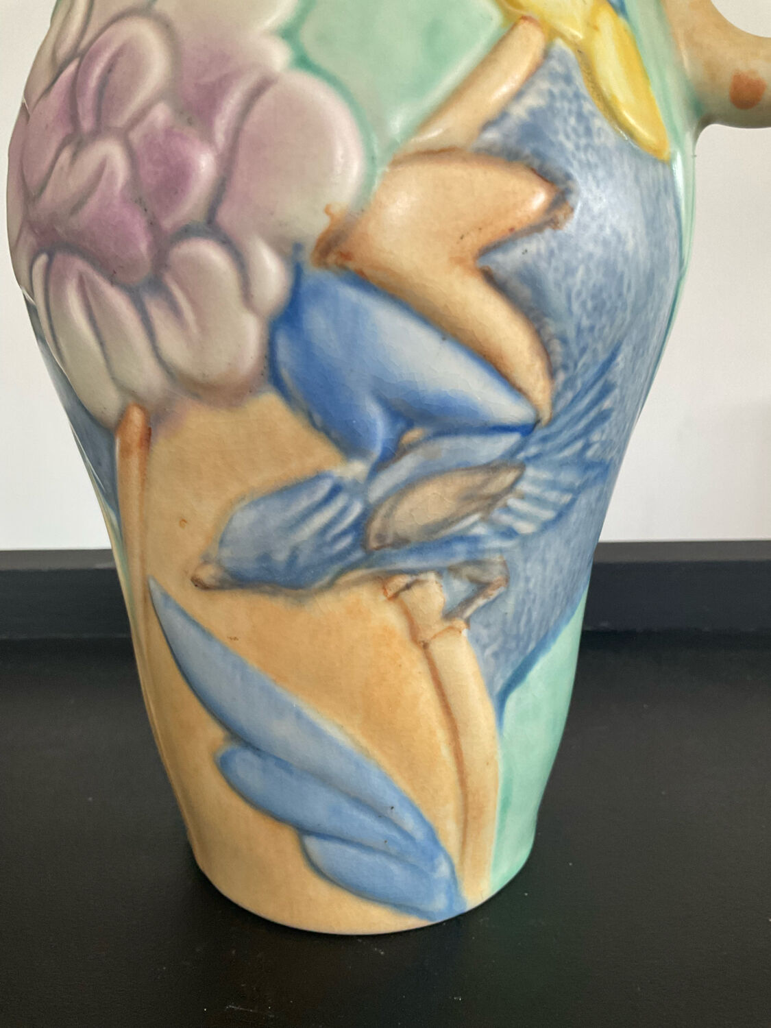 Vintage Beswick England pitcher in glazed ceramic