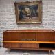 Large Scandinavian teak sideboard with bar, 1960s