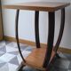 Art Deco curved feet side table
