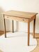 Console desk solid oak table