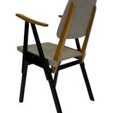 Vintage Palais De Tokyo armchair by Zwager Ermeloo, 1950's design