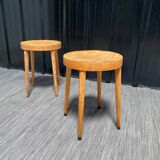 Paire de tabourets Baumann