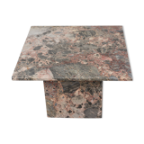 Pink marble side table, Italy 1970s