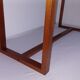 Banc à lattes scandinaves, teck 1970