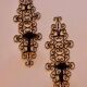 Pair of vintage black metal sconces