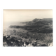 Coastal landscape at the end of summer, 1960s/70s. Black and white silver print.