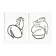 Pair of prints, female drawing wall art set of two, 50x70cm