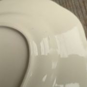 Oval Ceramics Plate Villeroy Boch Green Edge Mint and Gold