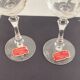 Lot de 6 verres à vin en cristal de Lorraine - modèle Gérard