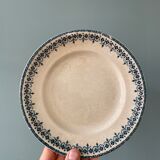 Series of 12 mismatched Terre de Fer dessert plates