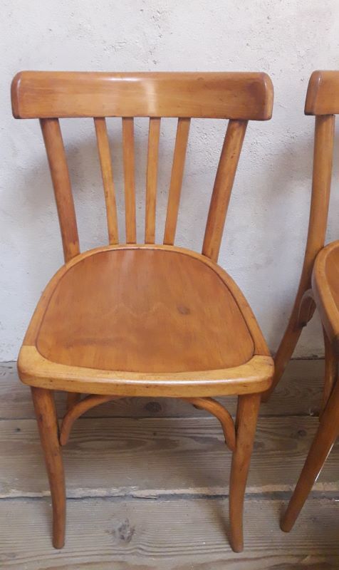 Series of 4 Luterma bistro chairs