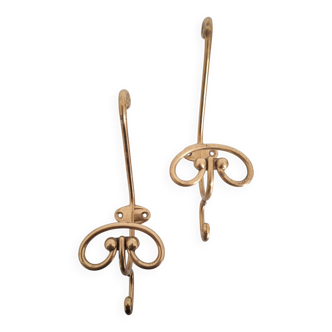 Vintage brass coat hook