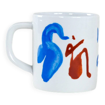 Mug danois en porcelaine par Royal Copenhagen, 1998