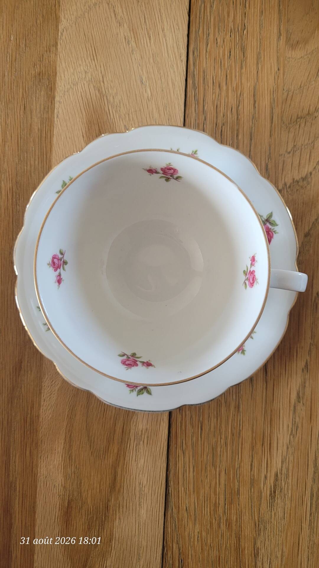 6 vintage cups and saucers Seltmann Weiden Bavaria Model Nora
