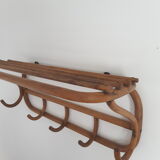 Vintage wooden coat rack
