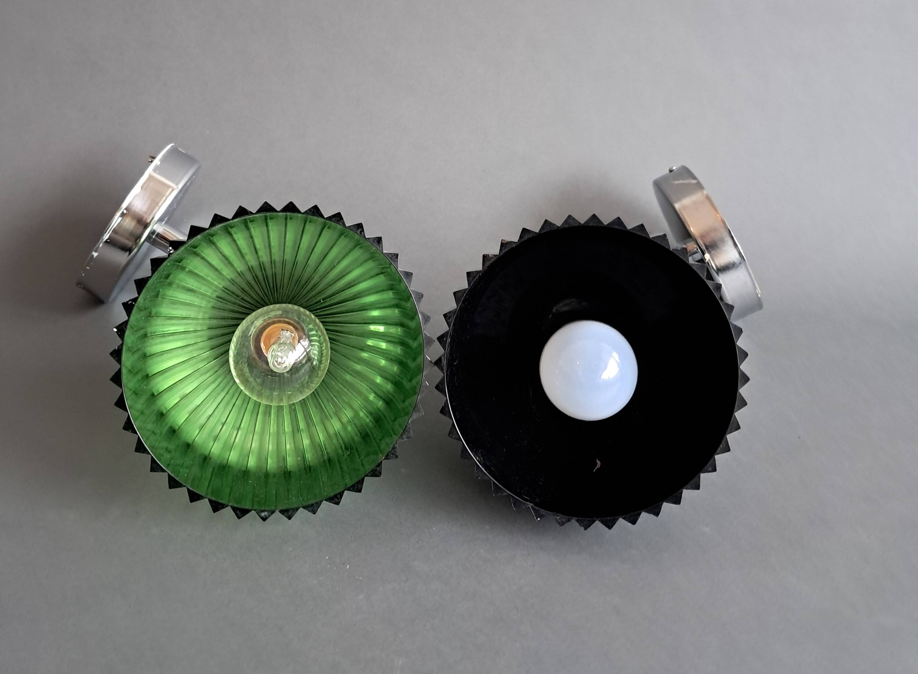 Paire d'appliques "E" par Ferruccio Laviani pour Kartell
