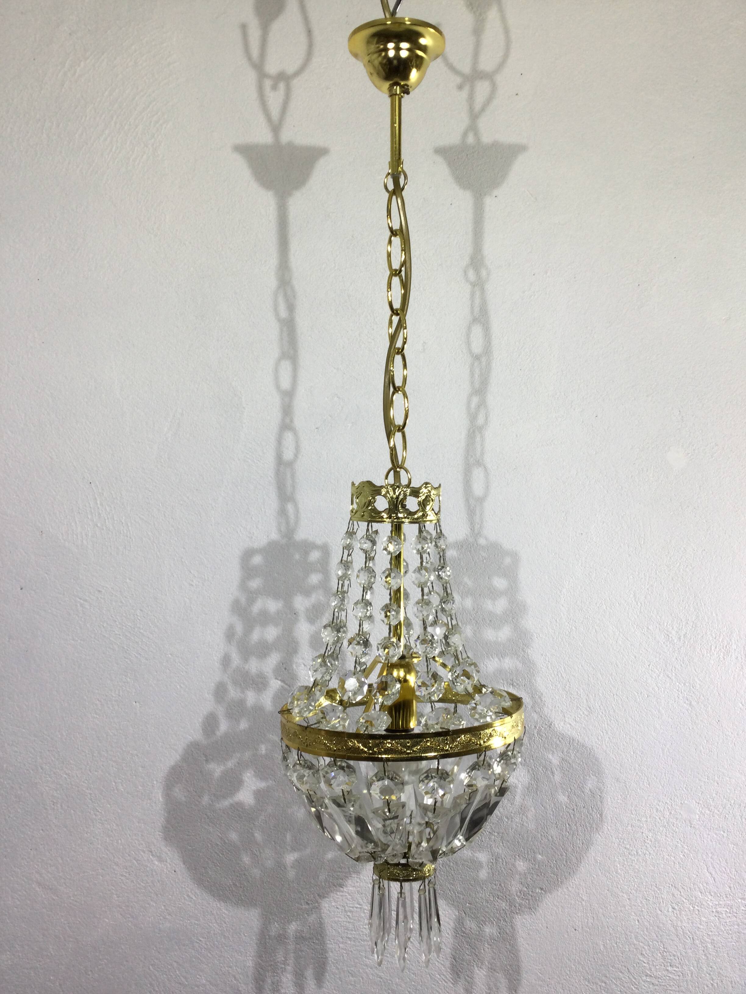 1 Light Hot Air Balloon Chandelier