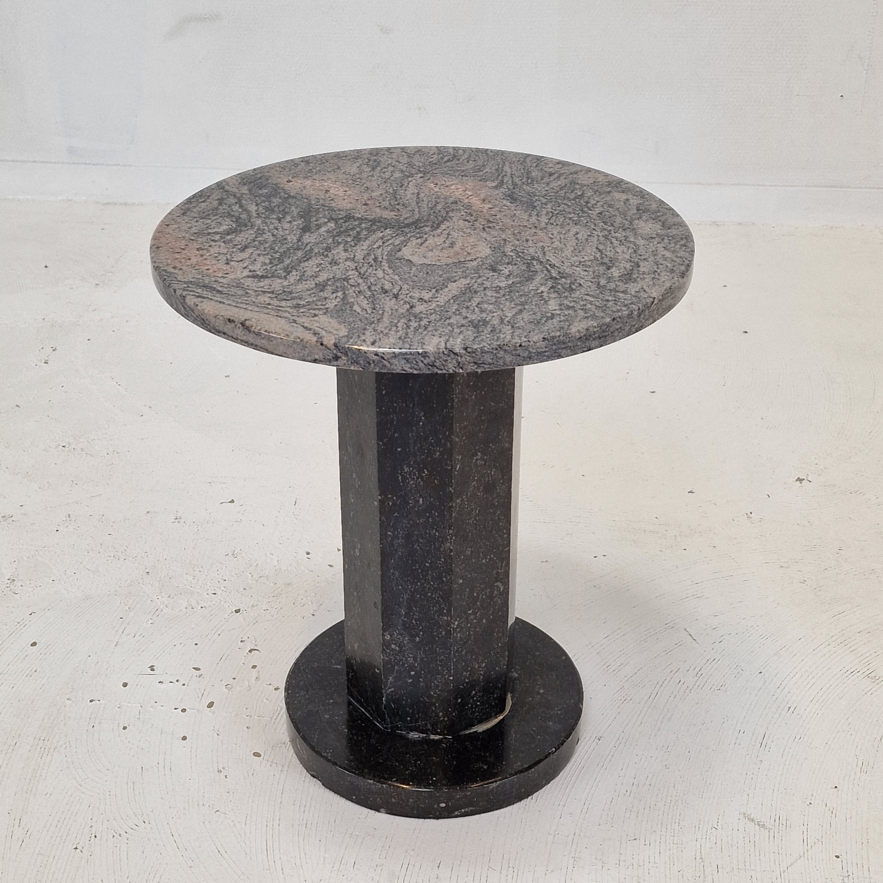 Italian Coffee or Side Table in Granite, 1980s
