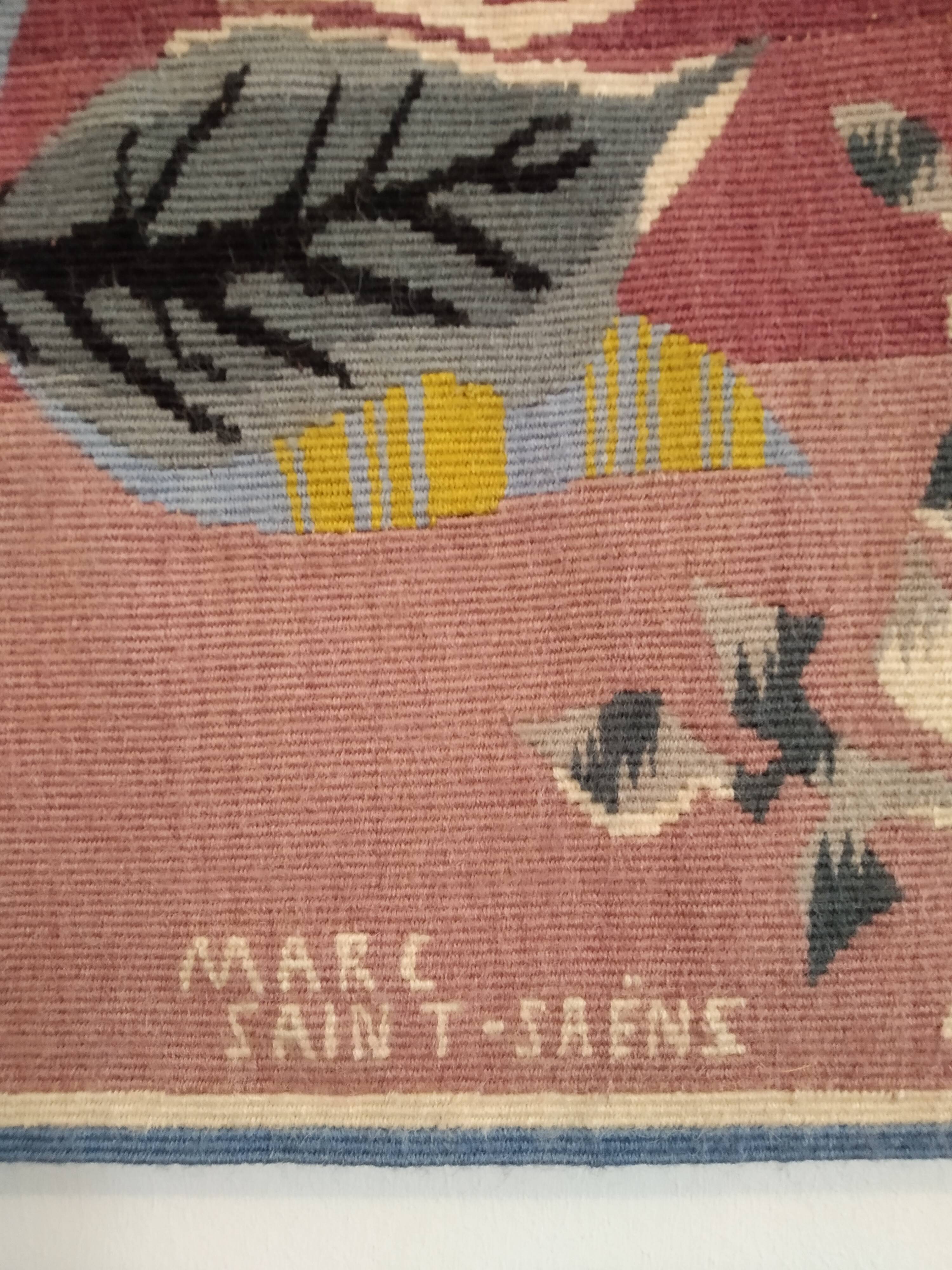 Aubusson tapestry "Marc Saint-Saëns"