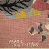 Aubusson tapestry "Marc Saint-Saëns"