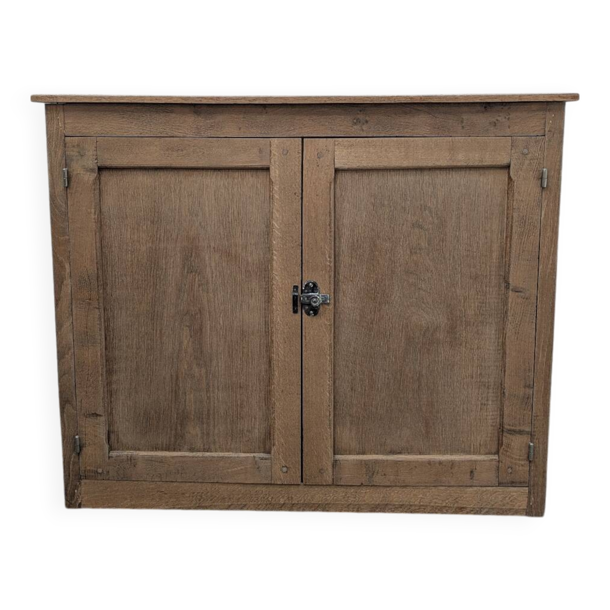 Small raw wood sideboard