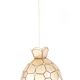 1980s mother-of-pearl mica pendant light