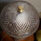 Lampe cristal transluside de 1960 a70s