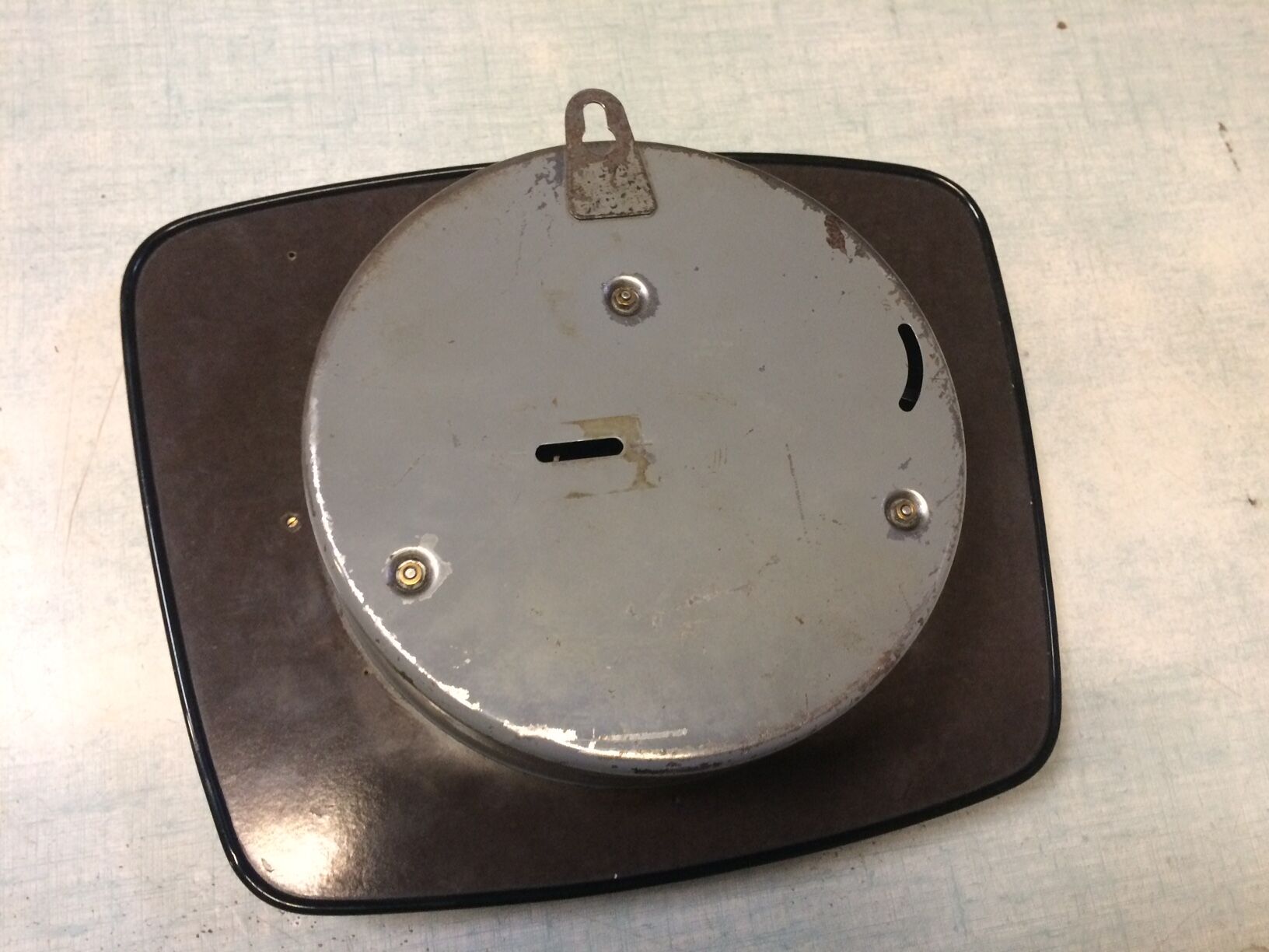 Wall clock in formica Super Fifteen 50