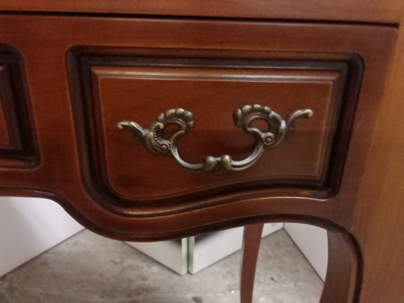 Louis XV style cylinder desk