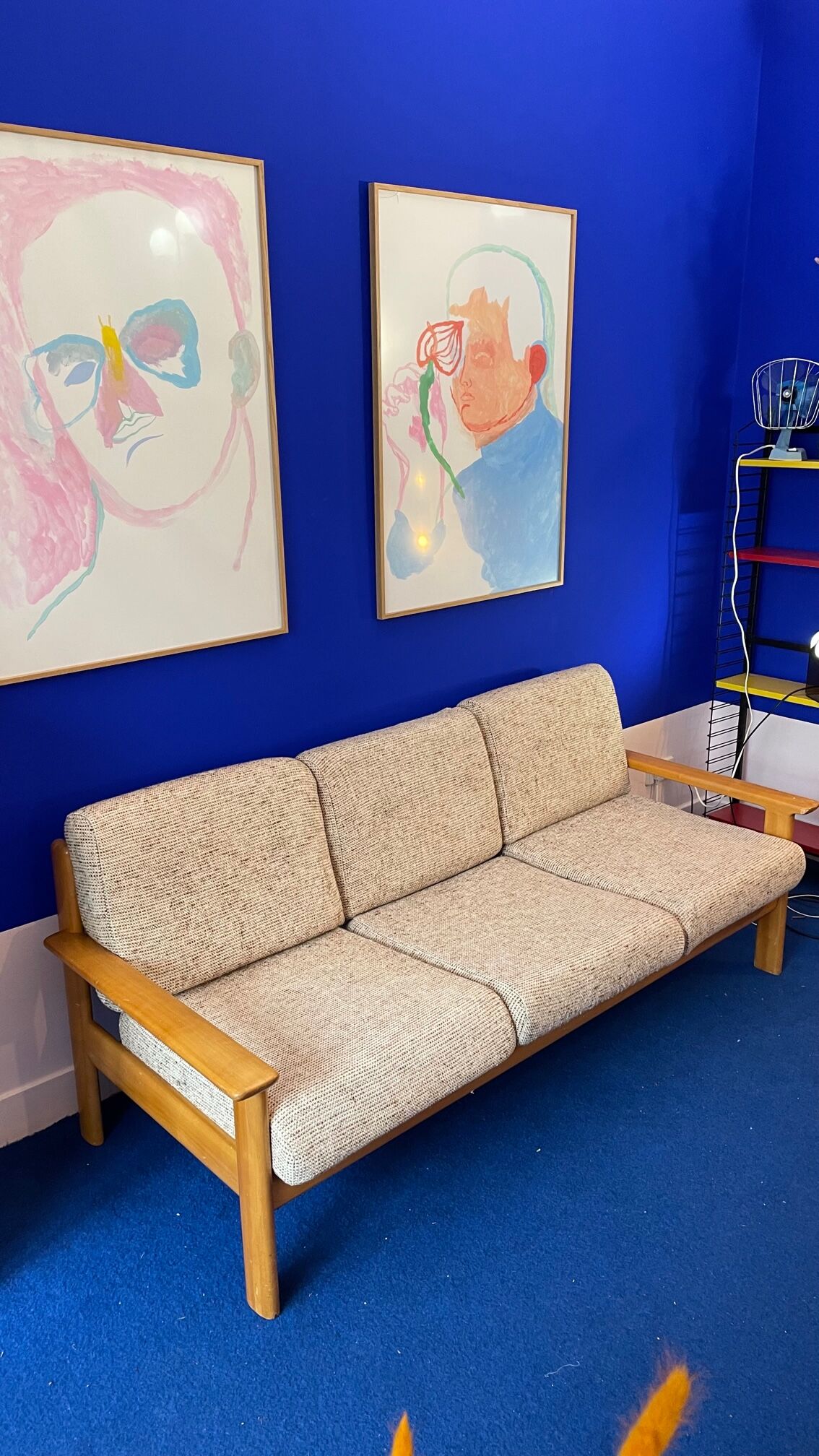 Danish vintage sofa from the 60s Scandinavian design