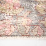 Vintage Red & Cream Oriental Turkish Rug, 110x199Cm