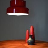 Swedish “Bumling” red pendant lamp by Anders Pehrson